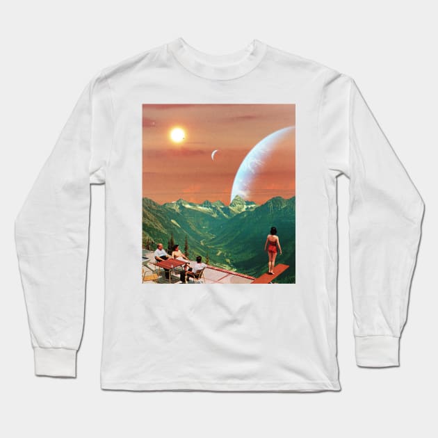 Day off Long Sleeve T-Shirt by CollageSoul